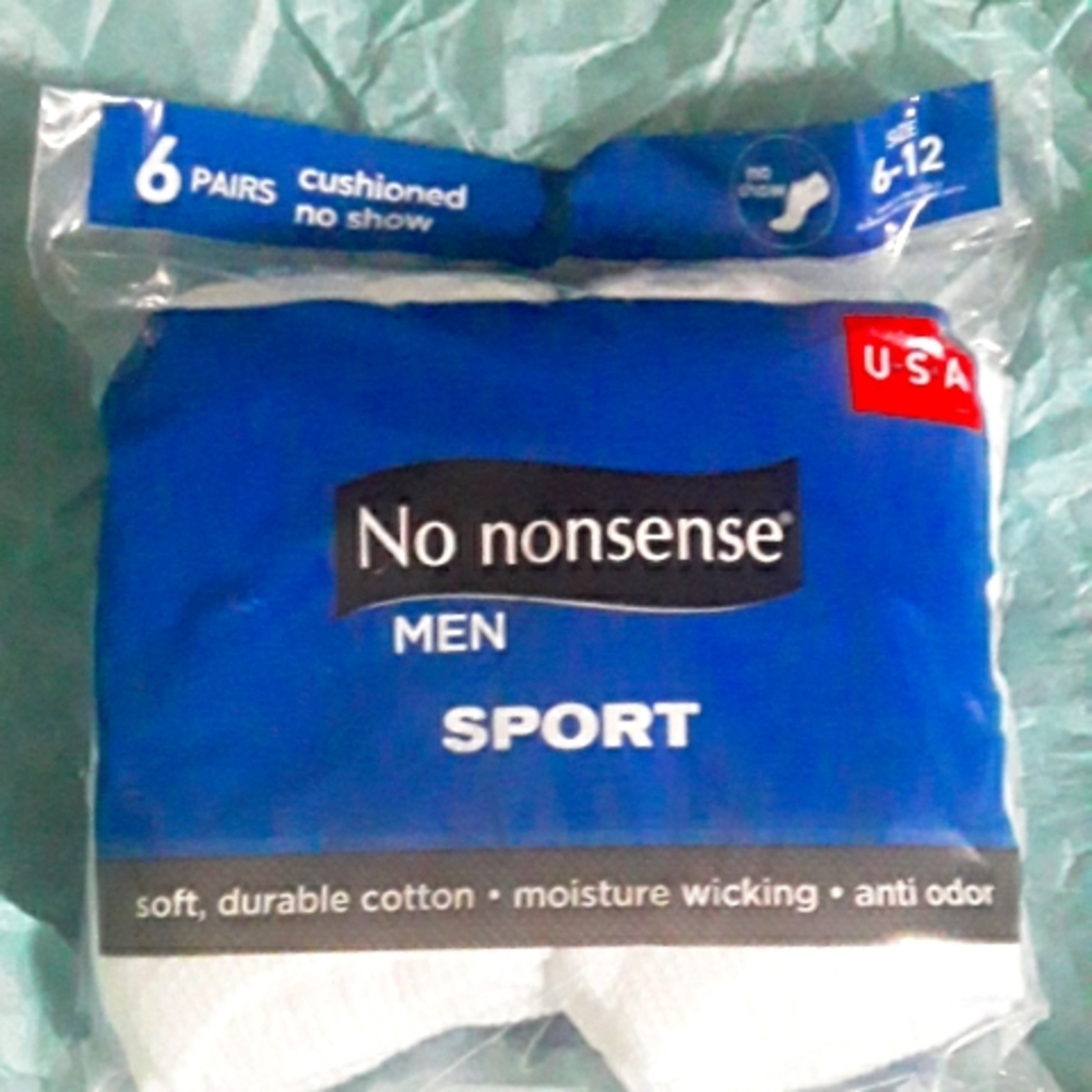 No nonsense.mens no show socks.